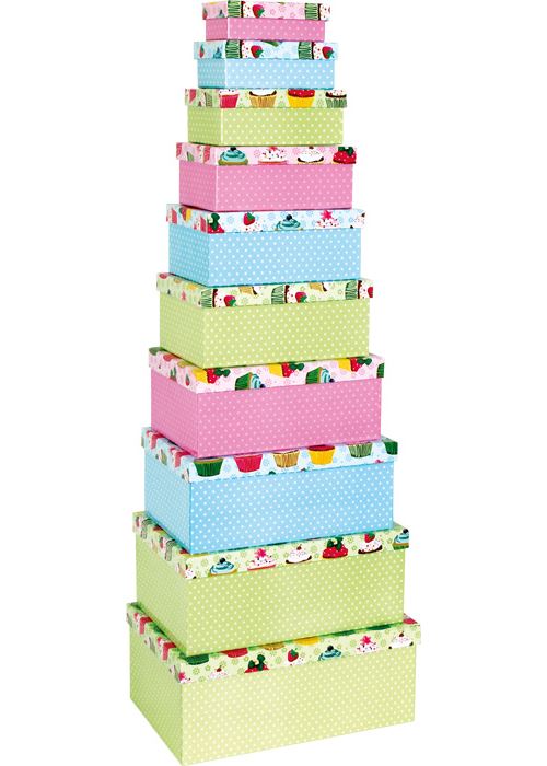 Boîte Pour Cadeaux Cupcakes