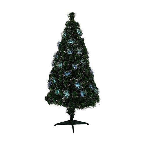 Sapin de Noël artificiel Fibre optique Los Angeles - 45 LED - 125 branches - 120 cm