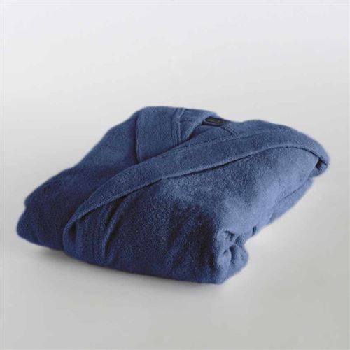 Peignoir Svad Dondi Ti Amo Unisexe 100% Coton, Taille: S, Couleur: Bleu