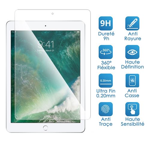Verre Trempe pour iPad air 9.7 - Film Vitre Protection Ecran Utra