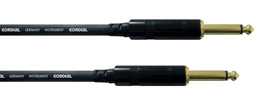 Cordial CCI1.5PP - Câble jack-jack droit doré - 1,5 m mono