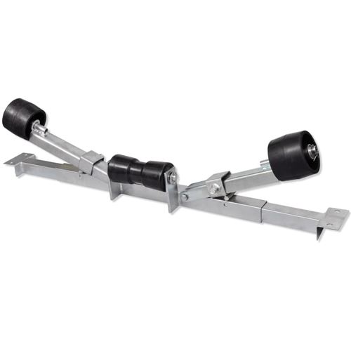 vidaXL Support inférieur de remorque de bateau avec rouleaux