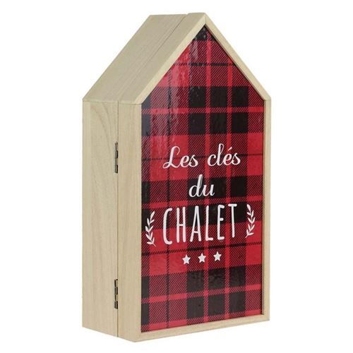 The Home Deco Factory - Boite à clés en bois Les clés du chalet
