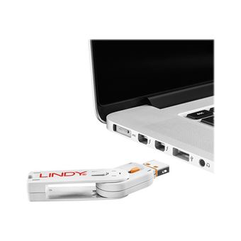 Montage et connectique PC LINDY USB Port Blocker - Bloqueur de