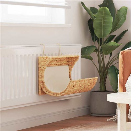 Comparer les prix de vidaXL Lit pour chats avec coussin Jacinthe d'eau 37 x 20 x 20 cm