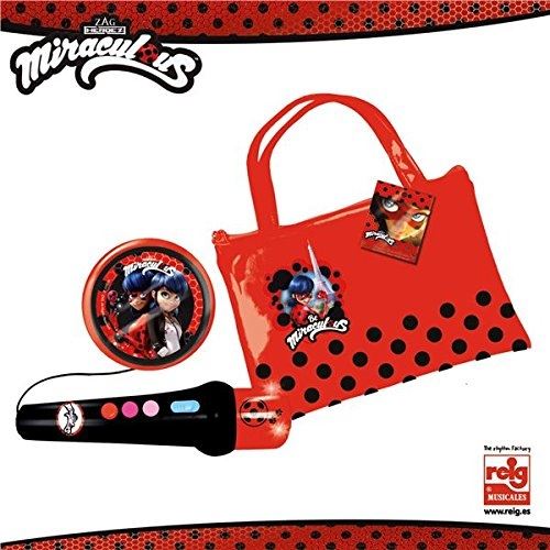 Miraculous ladybag sac avec microphone - a piles reig