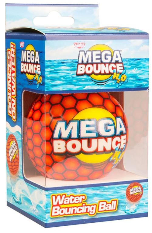 Wicked balle rebondissante Mega Bounce H2O13 cm caoutchouc rouge