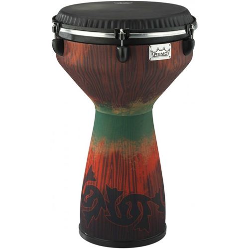Remo DJ-7113-60 - Djembé Flareout, 13, Fliptop, rouge