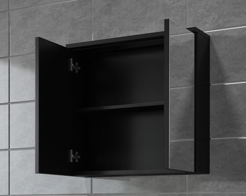 Meuble De Salle De Bain Noir 80 Cm Meuble De Salle De Bain Au Design Contemporain Calabro