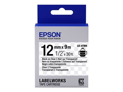 Étiquettes Jet d'encre Epson Lk-4tbn Ruban D'étiquette