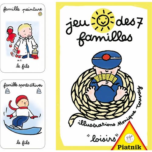 Jeu de 42 cartes : 7 familles Loisirs