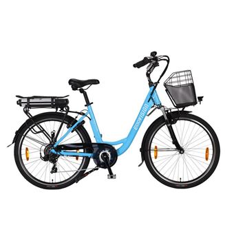 Velo Electrique Adulte 26 E Motion Prelude Autonomie 120km Femme Taille 46 Bleu Velos Achat Prix Fnac