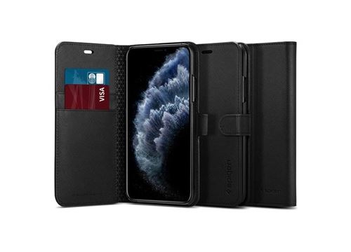 Étui Portefeuille iPhone 11 Pro Spigen S - Noir