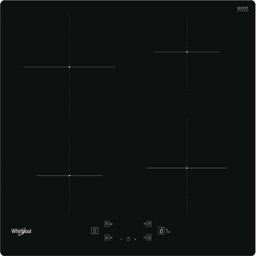 Whirlpool WS Q2160 NE - Inductiekookplaat - 4 hobben - Niche - breedte: 56 cm - diepte: 48 cm - zwart
