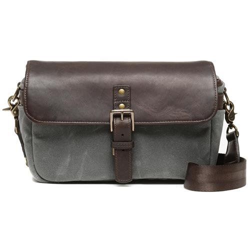 ONA Bowery 50/50 Leather/Canvas Smoke/Dark Truffle