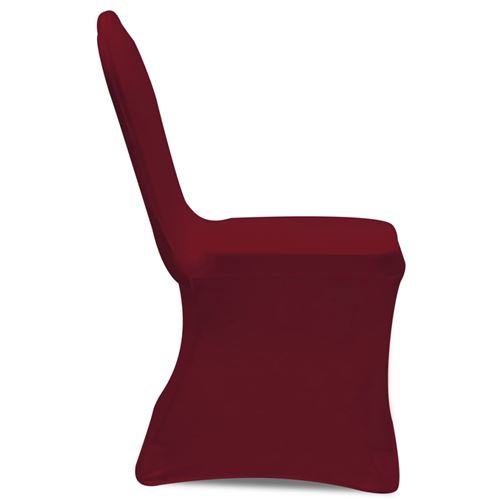 vidaXL Housses élastiques de chaise Bordeaux 30 pcs vidaXL Housses élastiques de chaise Bordeaux 30 pcs