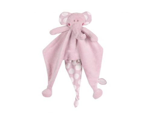 Dimpel - Doudou éléphant Bolli 15 cm - rose