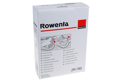 Sac Aspirateur Modèle Zr760 pour Aspirateur Rowenta