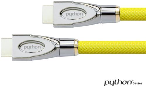 PYTHON HDMI 2.0 câble Ethernet 4K*2K aktiv jaune 25m
