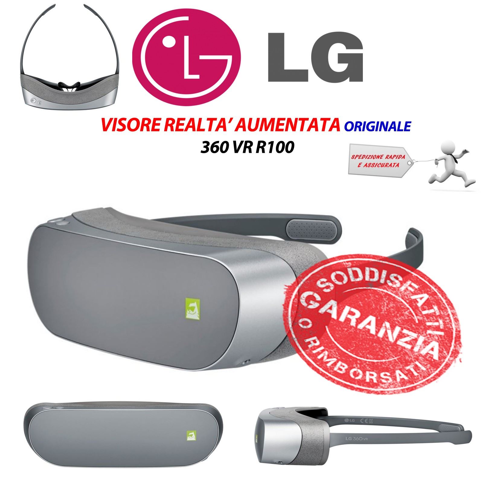 Casque de realite virtuelle LG VR 360 Ecran LCD