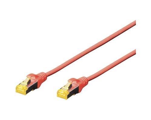 DIGITUS cordon de raccordement - 2 m - rouge