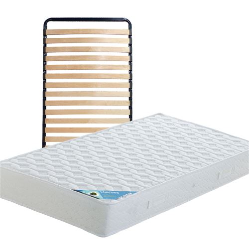 Maldives - Pack Matelas + Lattes 90x200