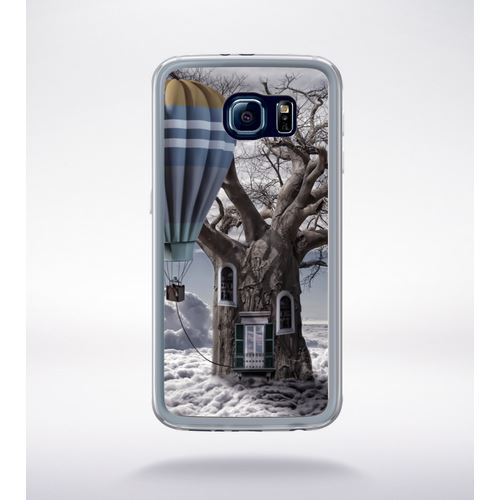 Coque Old Tree Ballon Compatible Samsung Galaxy S6 Transparent