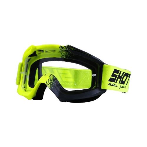 SHOT Lunette Cross Assault Fusion - Homme - Neon jaune