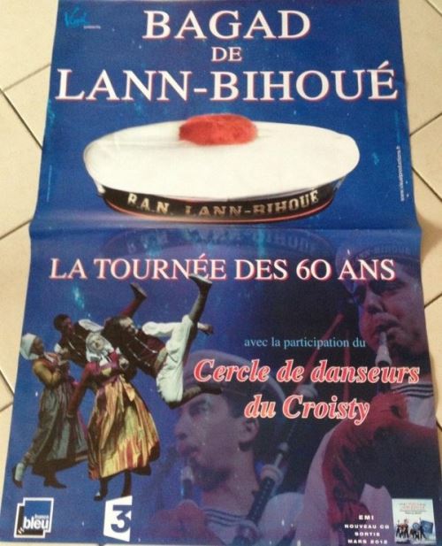 Bagad de Lann-Bihoué - 70x100 cm - AFFICHE / POSTER