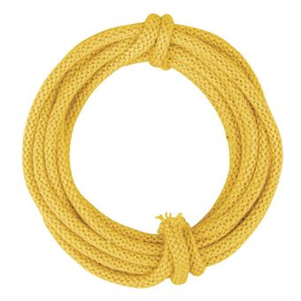 Tube tricoté avec fil, jaune, 3 m - Rayher - 1