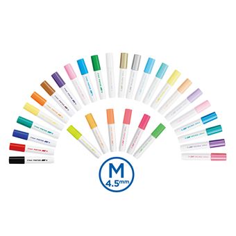 Set de 6 marqueurs Pilot Pen Pintor couleurs pastel à pointe moyenne