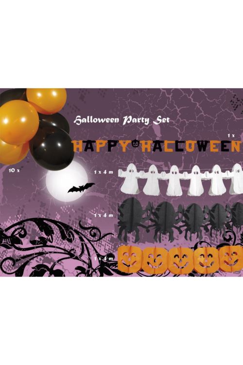 Kit Decoration Halloween Vitrine Ignifuge - Polyester