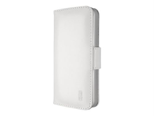 Artwizz SeeJacket Leather - Coque de protection pour téléphone portable - agneau - blanc - pour Apple iPhone 5c