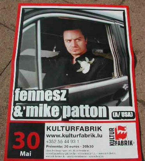 FENNESZ & MIKE PATTON - 50x70 cm - AFFICHE / POSTER