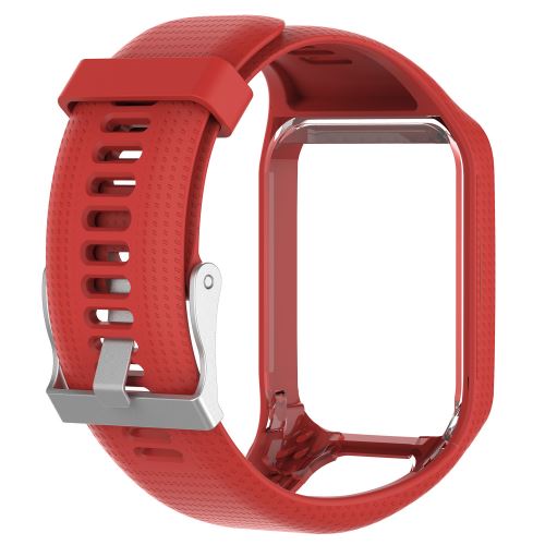 Bracelet en silicone pour TomTom Runner 2/3 - Rouge