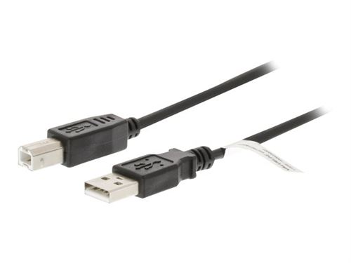 Valueline VLCT60100B20 Câble USB 2.0 A Mâle - B Mâle 2,00 M Noir