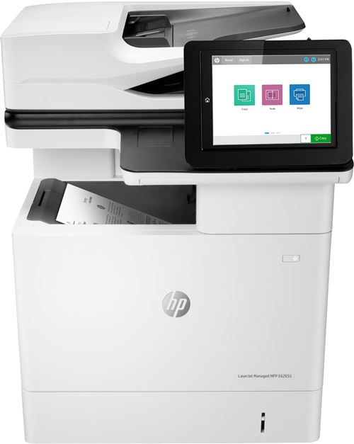 HP Laserjet Managed Mfp E62655Dn - Imprimante Multifonctions - Noir Et Blanc - Laser - 216 X 864 Mm (Original) - A4/Legal (Support) - Jusqu'À 52 Ppm (Copie) - Jusqu'À 52 Ppm (Impression) - 650 Feuilles - Usb 2.0, Gigabit Lan, Hôte Usb 2.0
