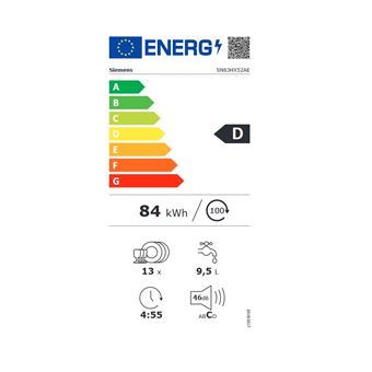 Lave vaisselle SIEMENS SN63HX52AE
