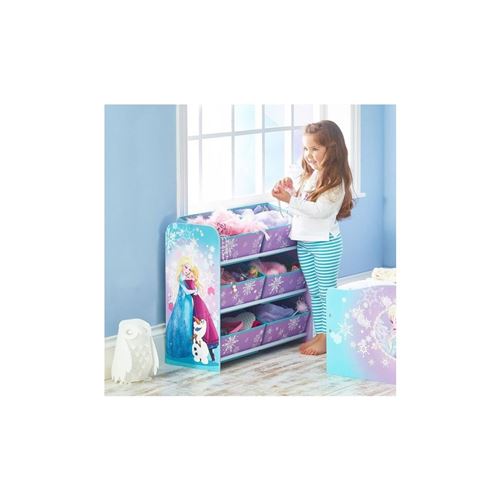 Meuble De Rangement 6 Cases La Reine Des Neiges Disney Coffre A