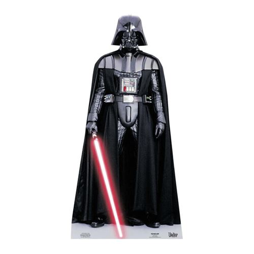 Figurine en carton taille réelle Dark Vador Star Wars H 195 cm