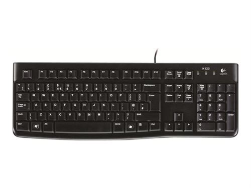 Logitech Noir Clavier Filaire - Image 2