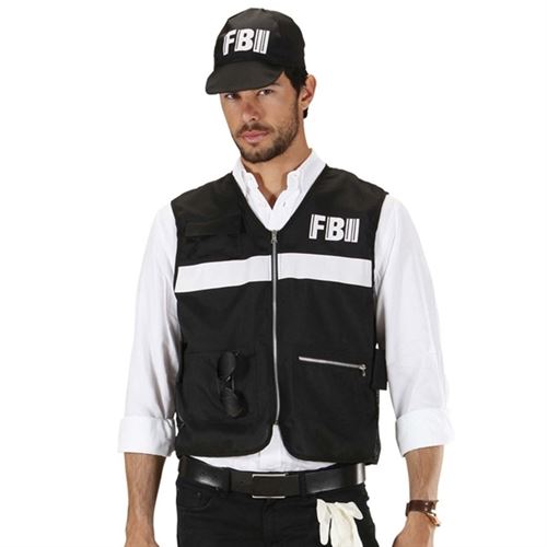 Eurowebb Costume Agent du FBI d&eacute;guisement avec Casquette FBI M - L