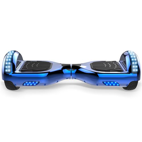 110€ sur Hoverboard Tout Terrain Bluetooth et Lumière 6,5 Pouces Auto  Equilibrant Puissant 700W Bleu Galaxie pour Enfant Adulte - Hoverboard et  Gyropode - Achat & prix