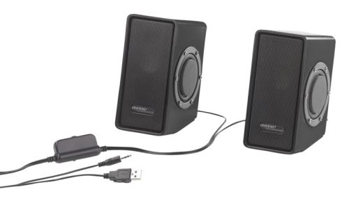 Haut-parleurs stéréo USB 6 W RMS - Avec Subwoofer passif