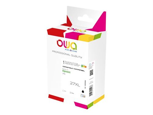 OWA - 20 ml - noir - compatible - boîte - remanufacturé - cartouche d'encre - pour Epson WorkForce WF-3620, 3640, 7110, 7210, 7610, 7620, 7710, 7715, 7720