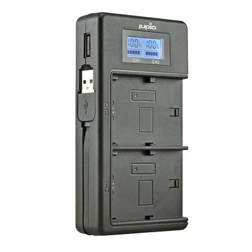 Non Communiqué Multicolore Chargeur Double Compatible Avec Fuji W-126(S)