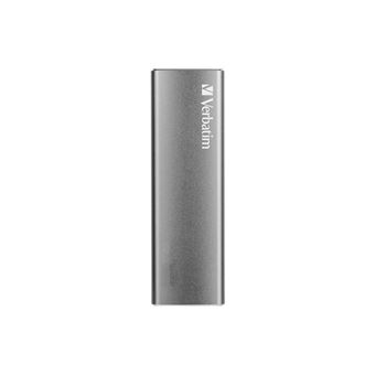 Verbatim Vx500 - SSD - 1 To - externe (portable) - USB 3.2 Gen 2 (USB-C connecteur) - gris sidéral - 1