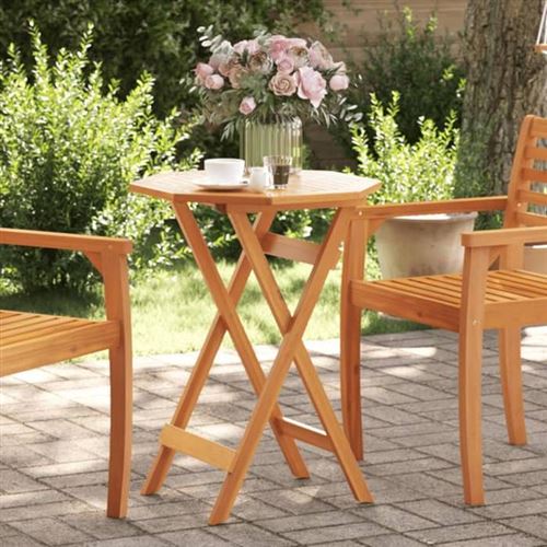 Vidaxl Table Pliable - Bois D'acacia - Image 3