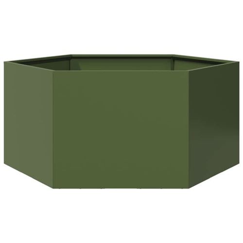Vidaxl Vert Jardinière Acier Hexagone - Image 3