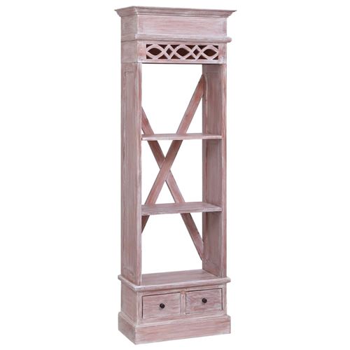 vidaXL Buffet 60x30x180 cm Bois d'acajou massif